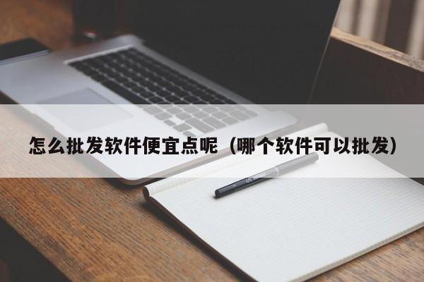 怎么批发软件便宜点呢（哪个软件可以批发）