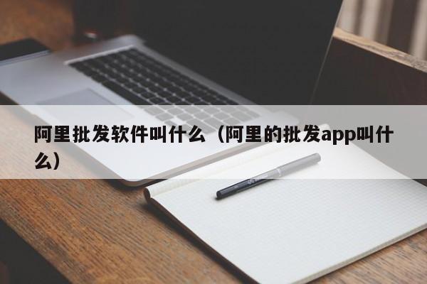 阿里批发软件叫什么（阿里的批发app叫什么）