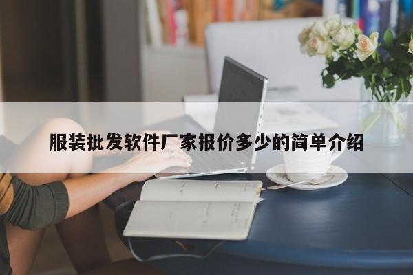 服装批发软件厂家报价多少的简单介绍