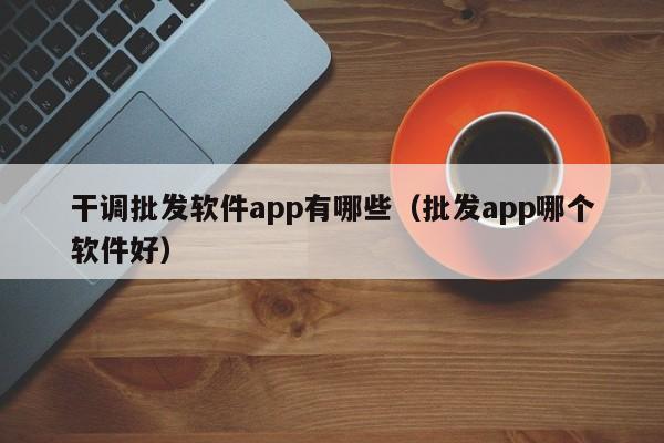 干调批发软件app有哪些（批发app哪个软件好）