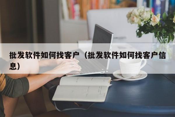 批发软件如何找客户（批发软件如何找客户信息）