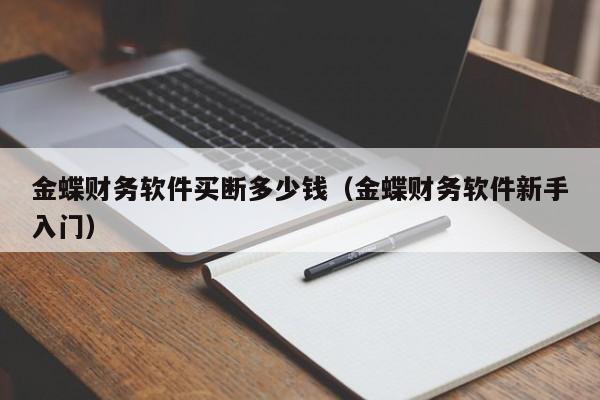 金蝶财务软件买断多少钱（金蝶财务软件新手入门）