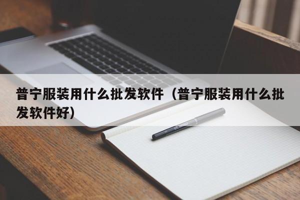 普宁服装用什么批发软件（普宁服装用什么批发软件好）