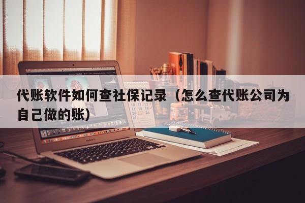 代账软件如何查社保记录（怎么查代账公司为自己做的账）