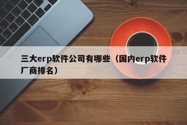 三大erp软件公司有哪些（国内erp软件厂商排名）