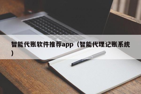 智能代账软件推荐app（智能代理记账系统）