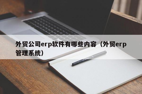 外贸公司erp软件有哪些内容（外贸erp管理系统）